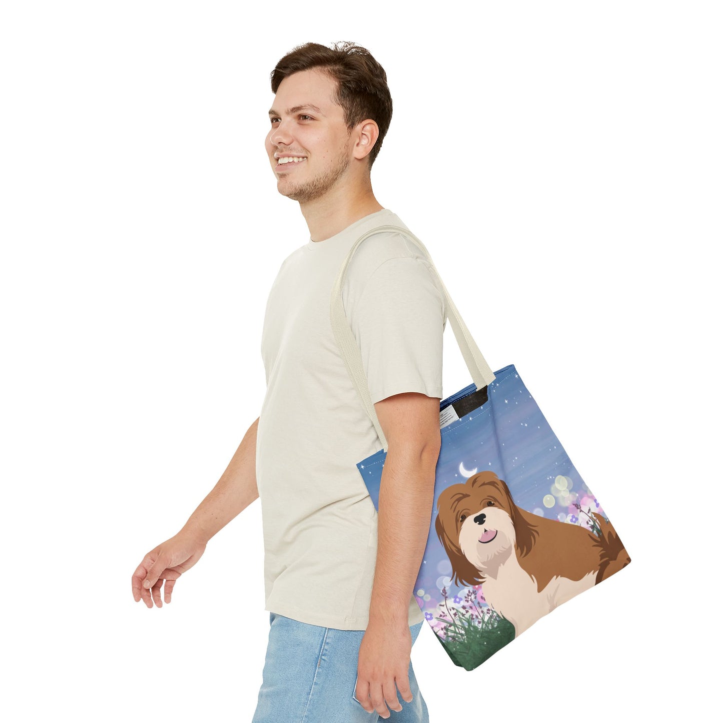 Lhasa Apso Dog Tote Bag 16x16