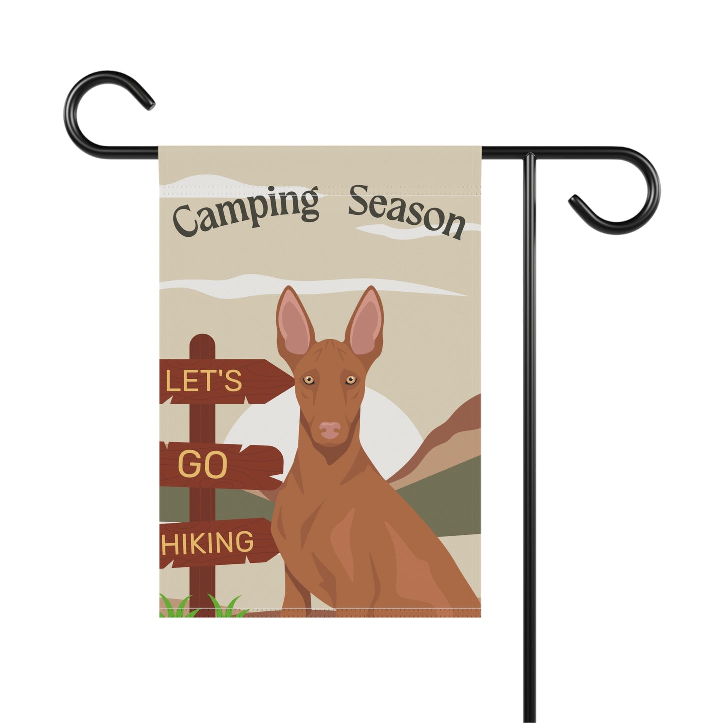 Pharaoh Hound Dog Camping Garden Flag