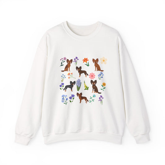 Russian Toy Dog Unisex Spring Cottage Core Crewneck Sweatshirt