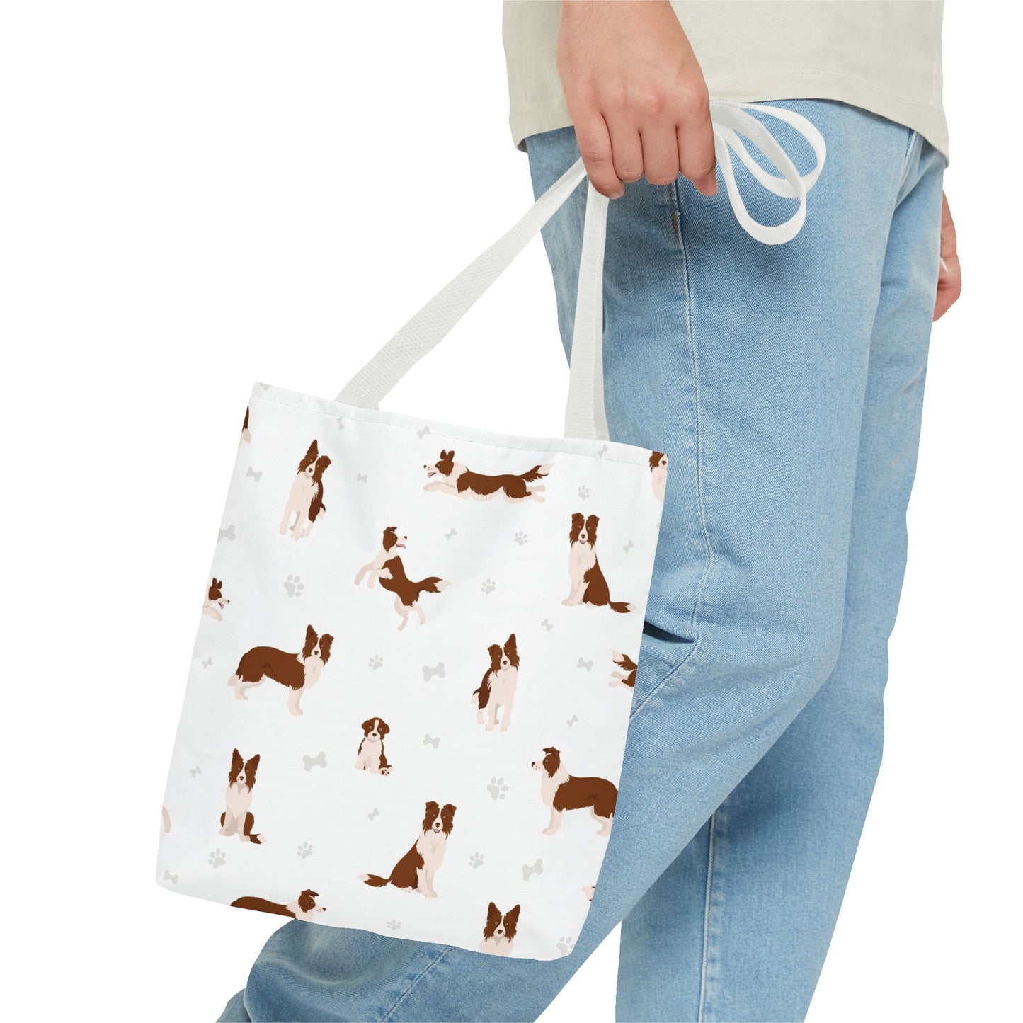 Border Collie Dog Tote Bag, Akita Dog Mom Gift