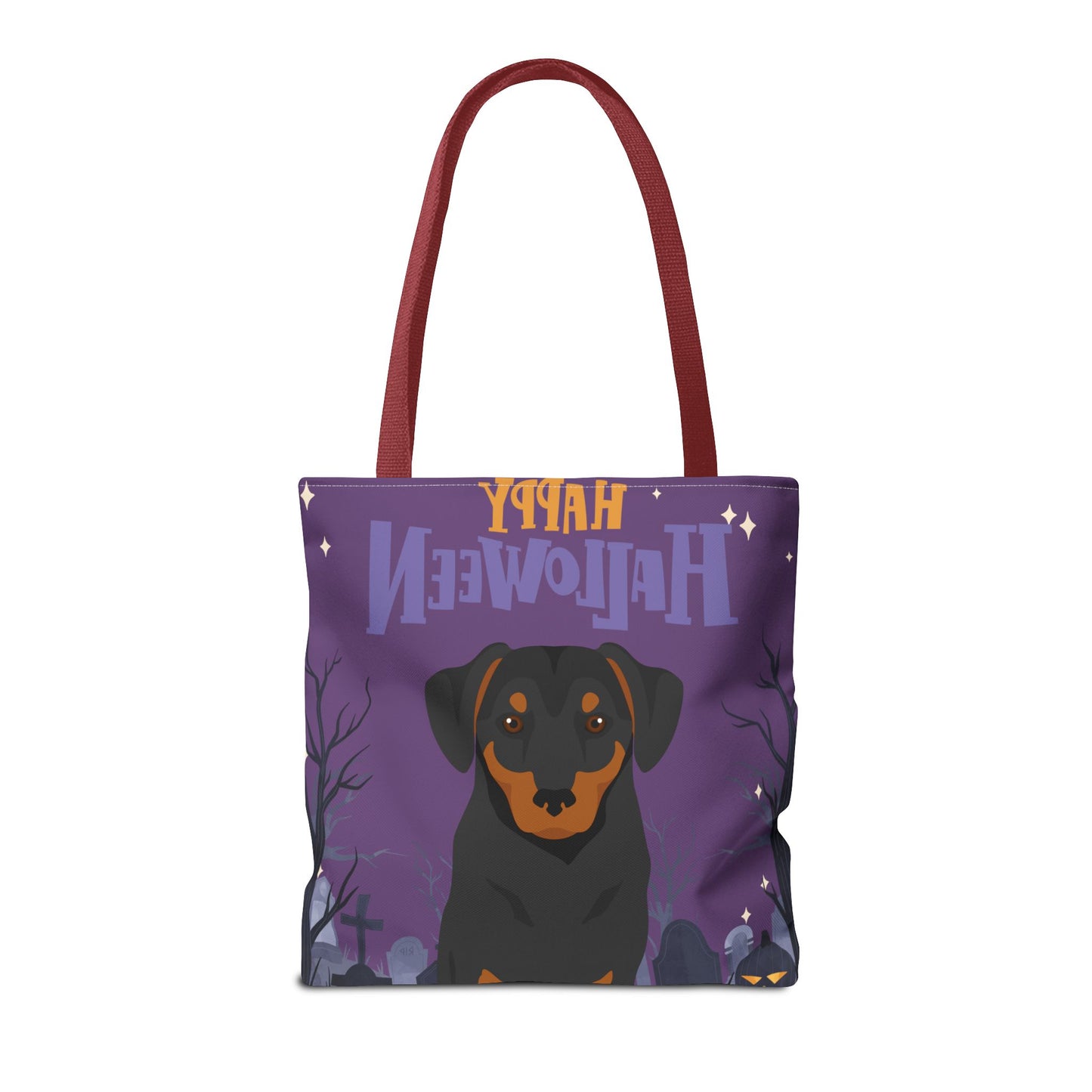 Austrian Pinscher Dog Happy Halloween Tote Bag 16x16