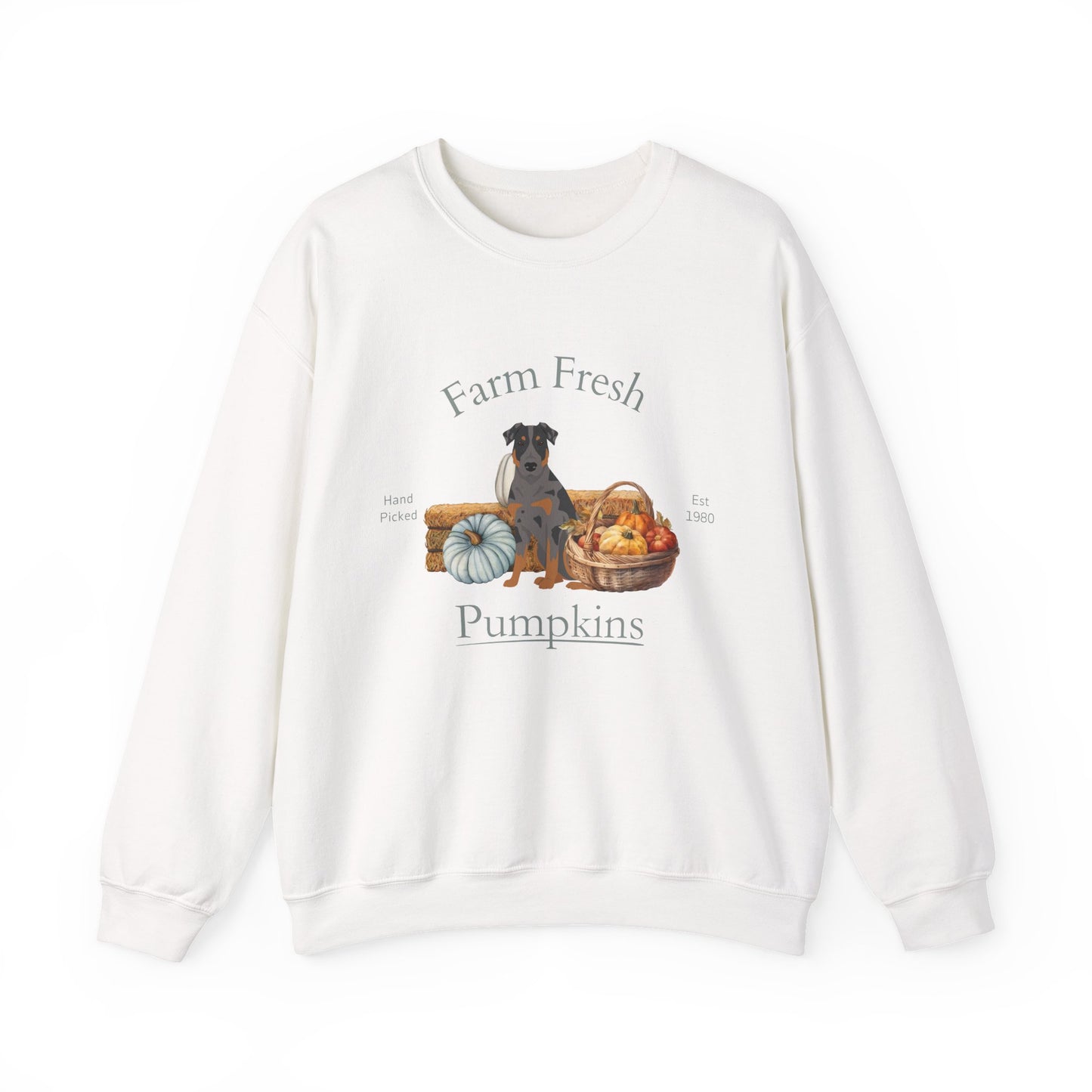 Beauaceron Dog Fall Farm Fresh Unisex Heavy Blend Crewneck Sweatshirt