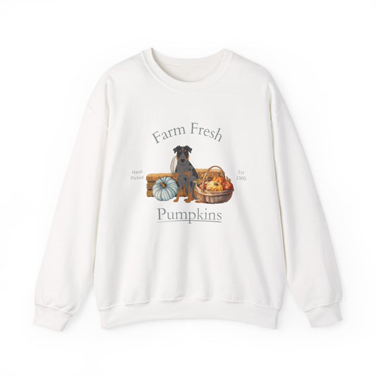 Beauaceron Dog Fall Farm Fresh Unisex Heavy Blend Crewneck Sweatshirt