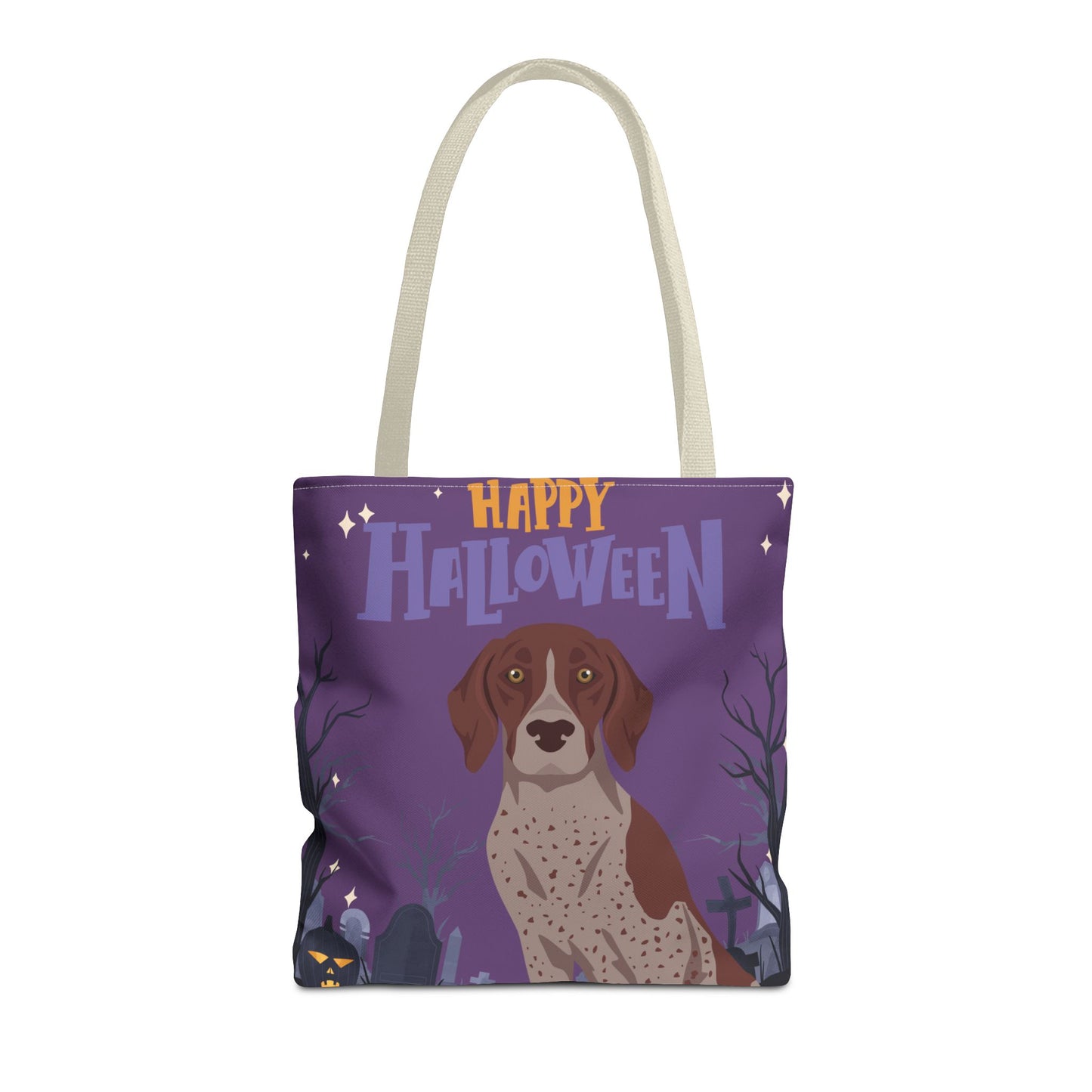 German Shorthaired Pointer Dog Happy Halloween Tote Bag 16x16