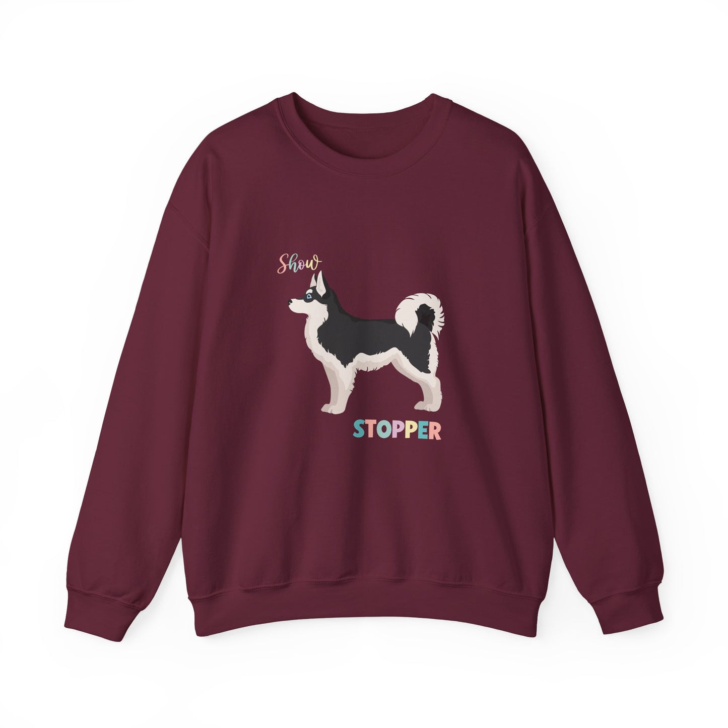 Alaskan Klee Kai Dog Unisex Heavy Blend Crewneck Sweatshirt