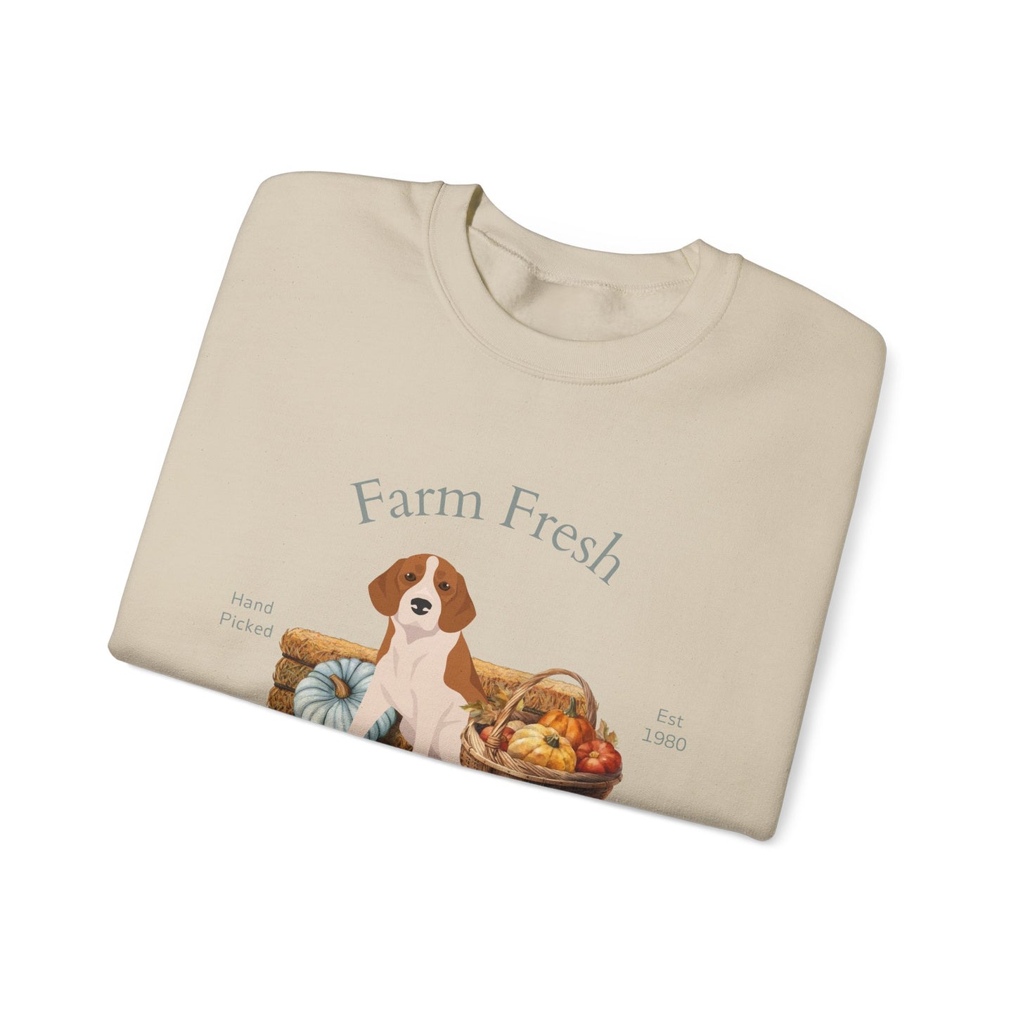 Beagle Dog Fall Farm Fresh Unisex Heavy Blend Crewneck Sweatshirt