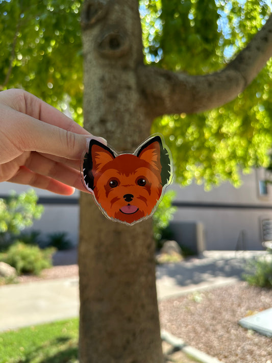 Yorkshire Terrier Clip 2.5in