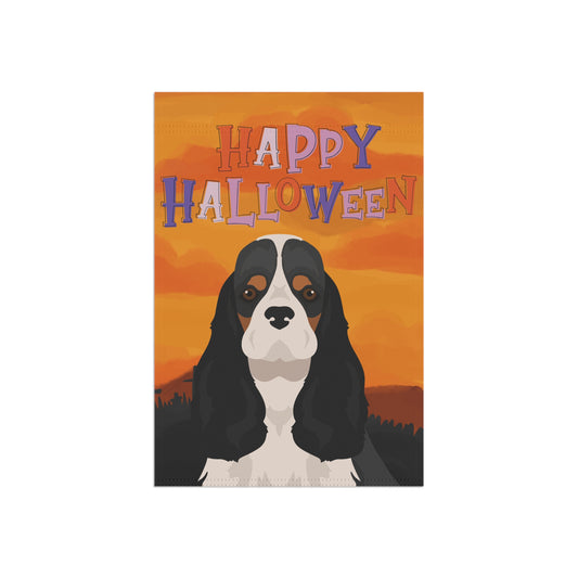 Cocker Spaniel Dog Halloween Garden Flag
