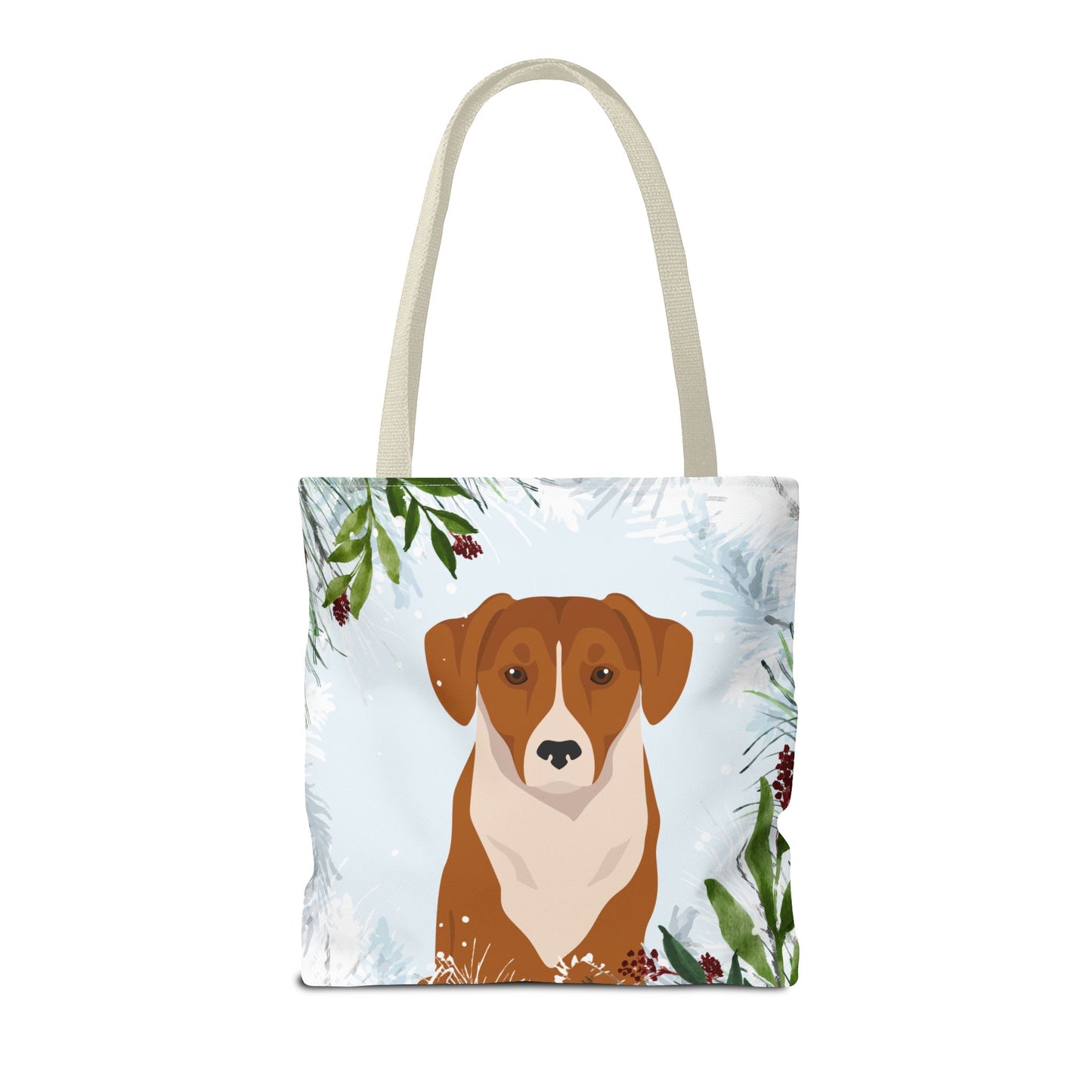Austrian Pinscher Dog Christmas Holiday Tote Bag 16x16