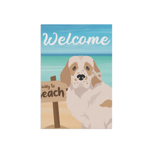 Clumber Spaniel Dog Garden Flag