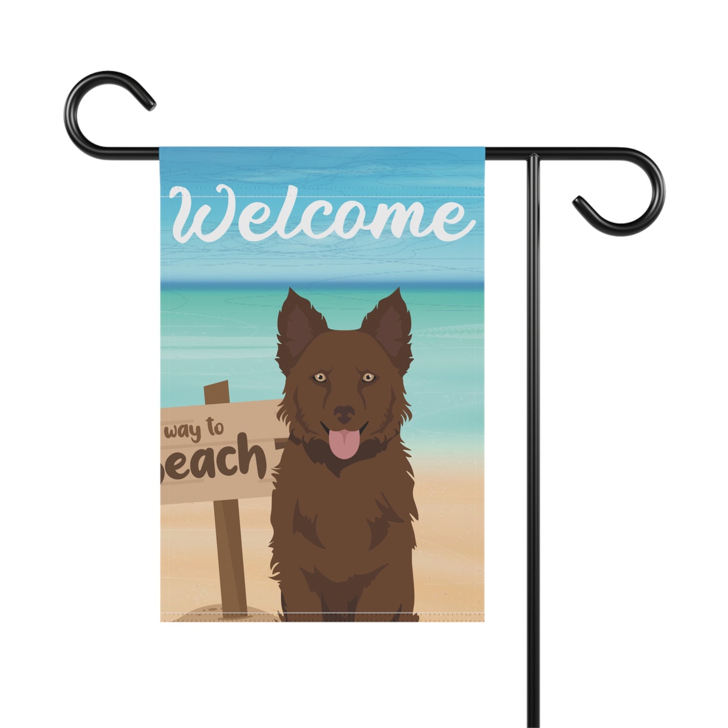 Mudi Dog Garden Flag