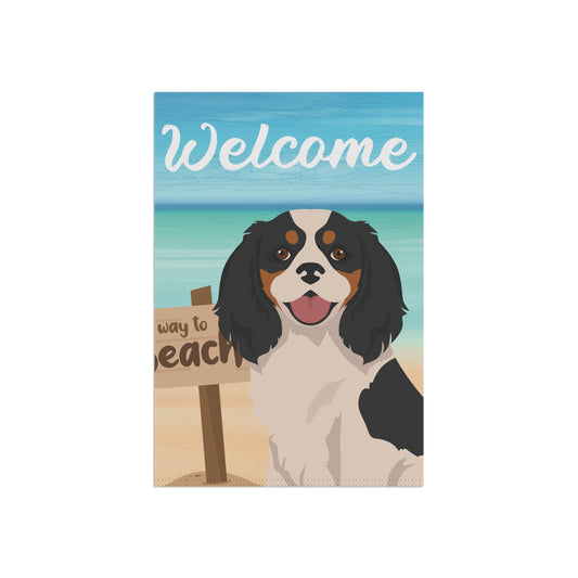 Cavalier King Charles Spaniel Dog Garden Flag