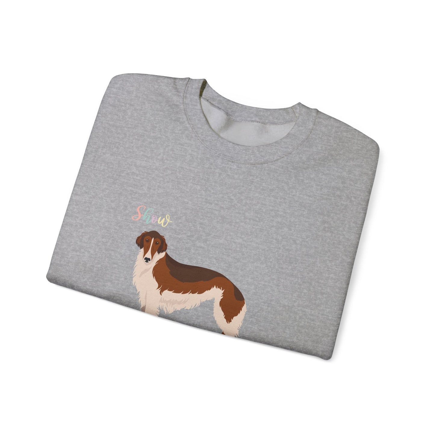 Borzoi Dog Unisex Heavy Blend Crewneck Sweatshirt