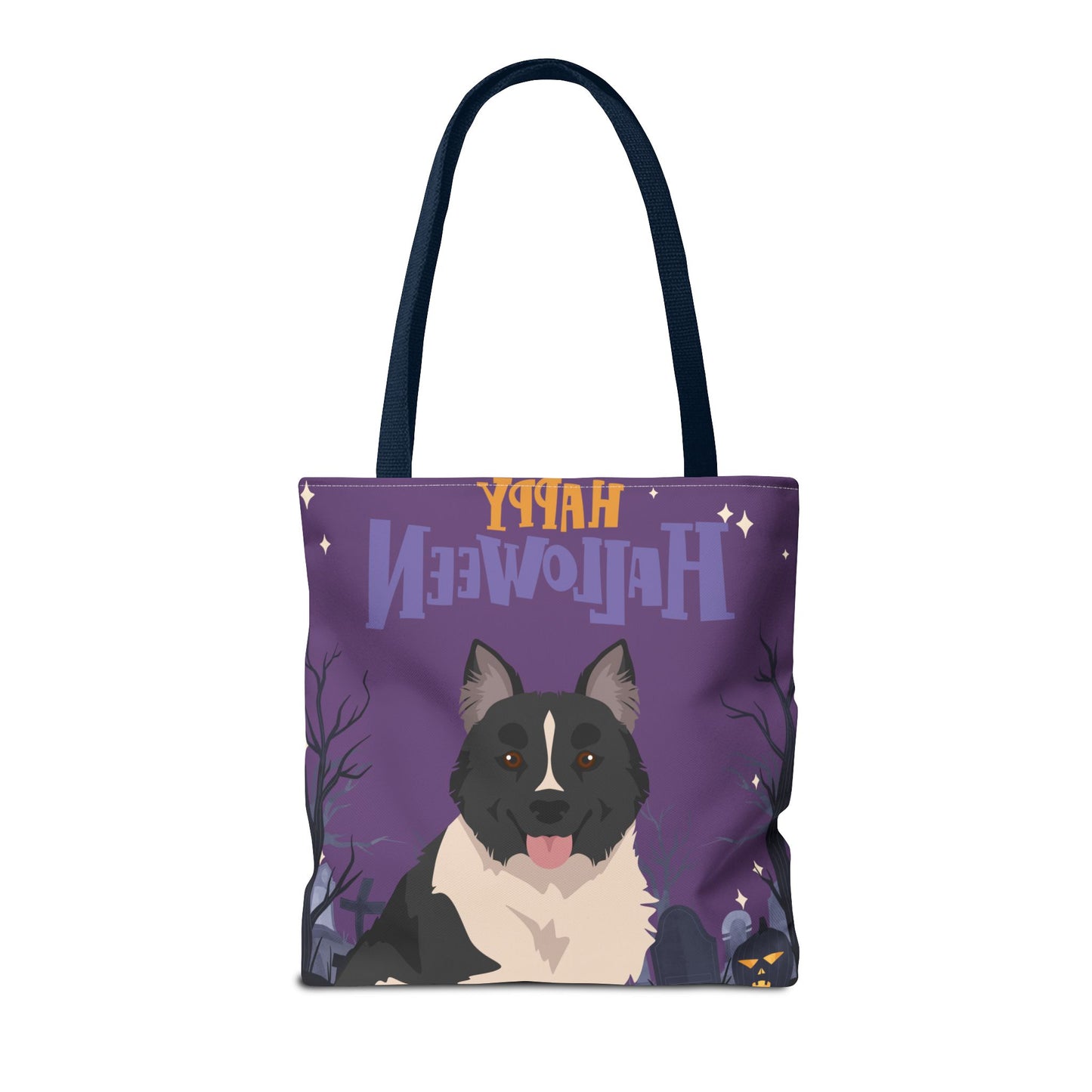 Elo Dog Happy Halloween Tote Bag 16x16