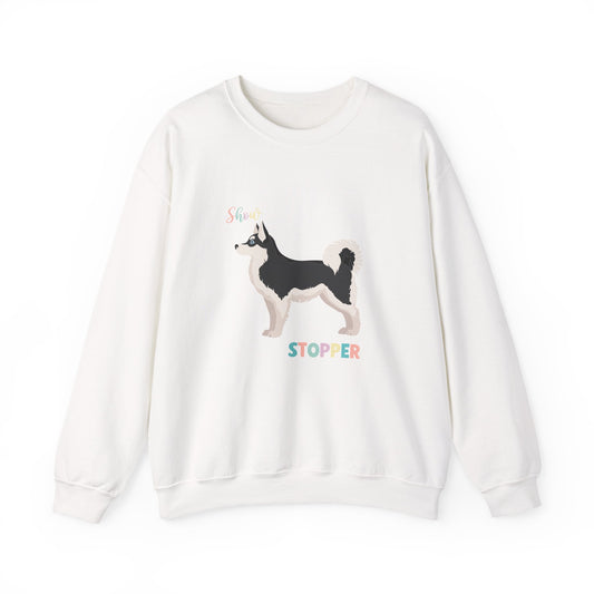 Alaskan Klee Kai Dog Unisex Heavy Blend Crewneck Sweatshirt
