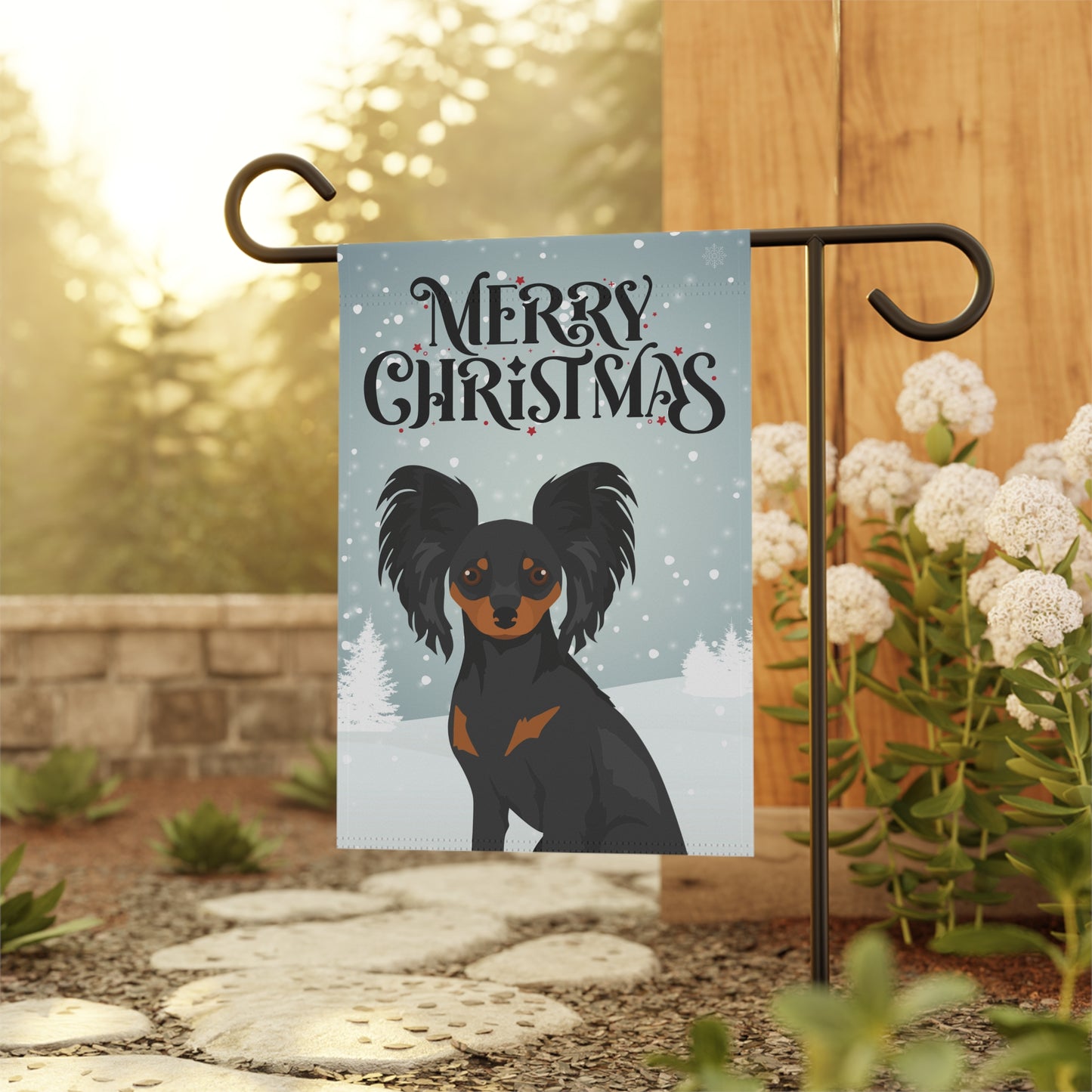 Russian Toy Dog Garden Flag