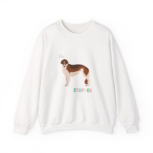 Borzoi Dog Unisex Heavy Blend Crewneck Sweatshirt