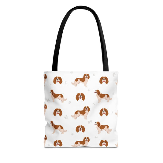 Cavalier King Charles Spaniel Dog Tote Bag