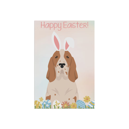 Bracco Italiano Dog Happy Easter Garden Flag
