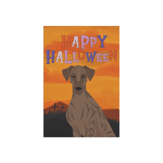 Sloughi Dog Halloween Garden Flag