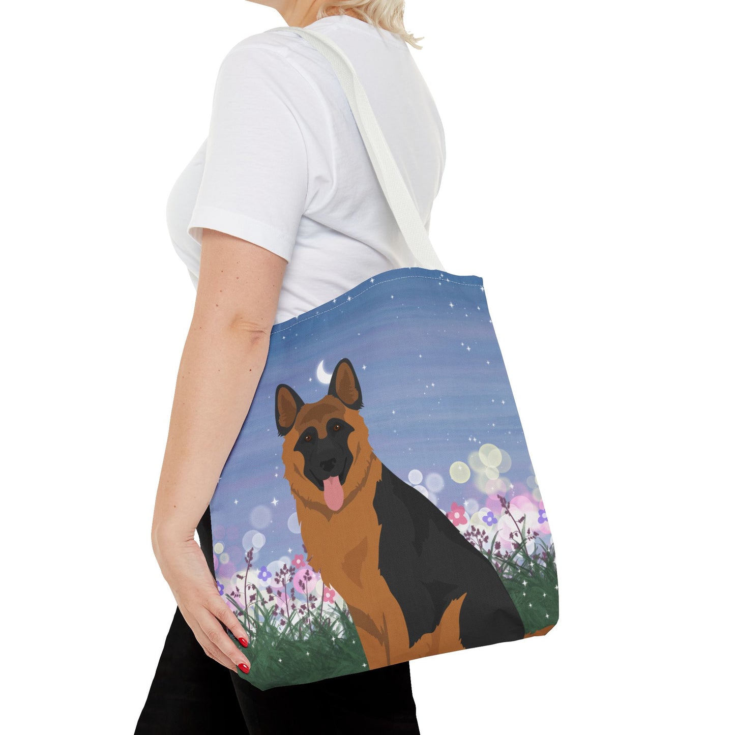 German Shepherd Dog Tote Bag 16x16