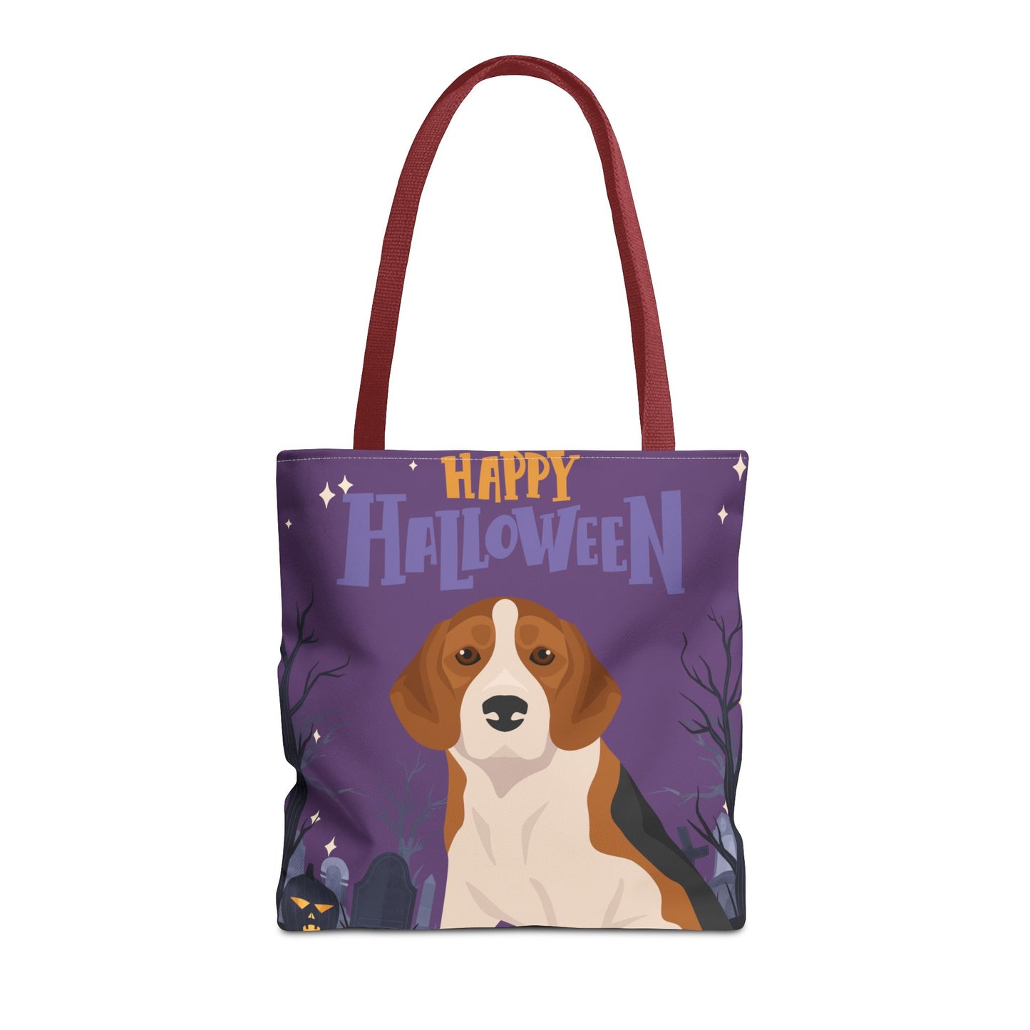Beagle Dog Happy Halloween Tote Bag 16x16