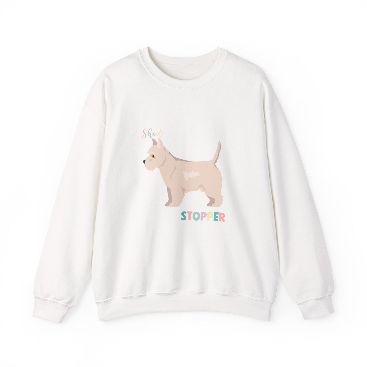 West Highland White Terrier Dog Unisex Heavy Blend Crewneck Sweatshirt