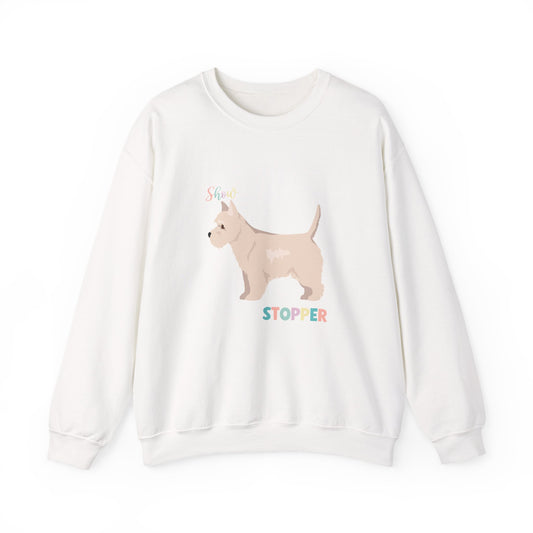 West Highland White Terrier Dog Unisex Heavy Blend Crewneck Sweatshirt