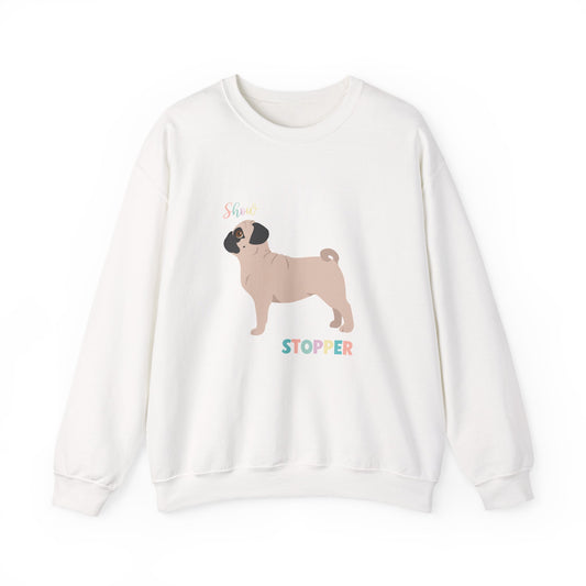 Pug Dog Unisex Heavy Blend Crewneck Sweatshirt