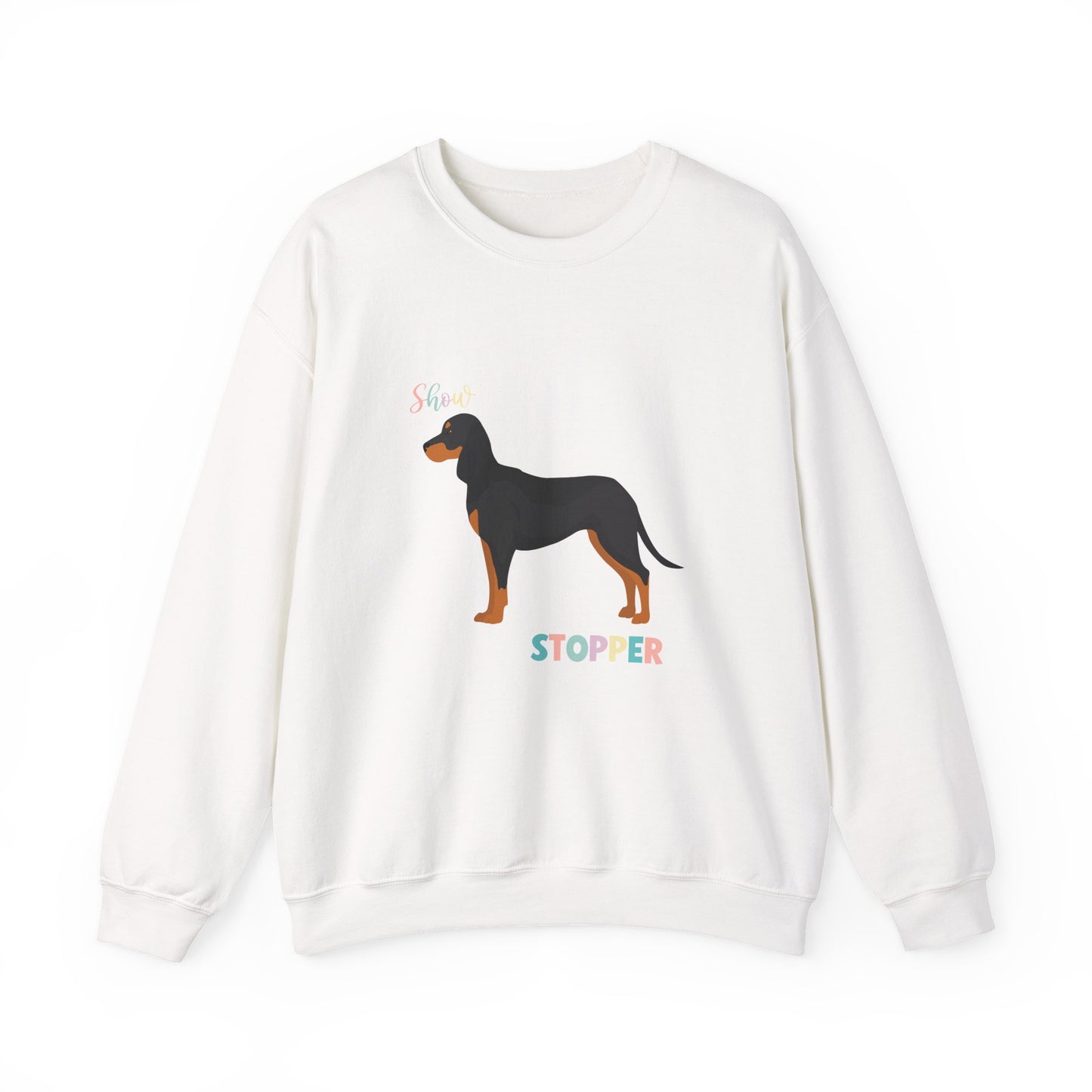Black and Tan Coonhound Dog Unisex Heavy Blend Crewneck Sweatshirt