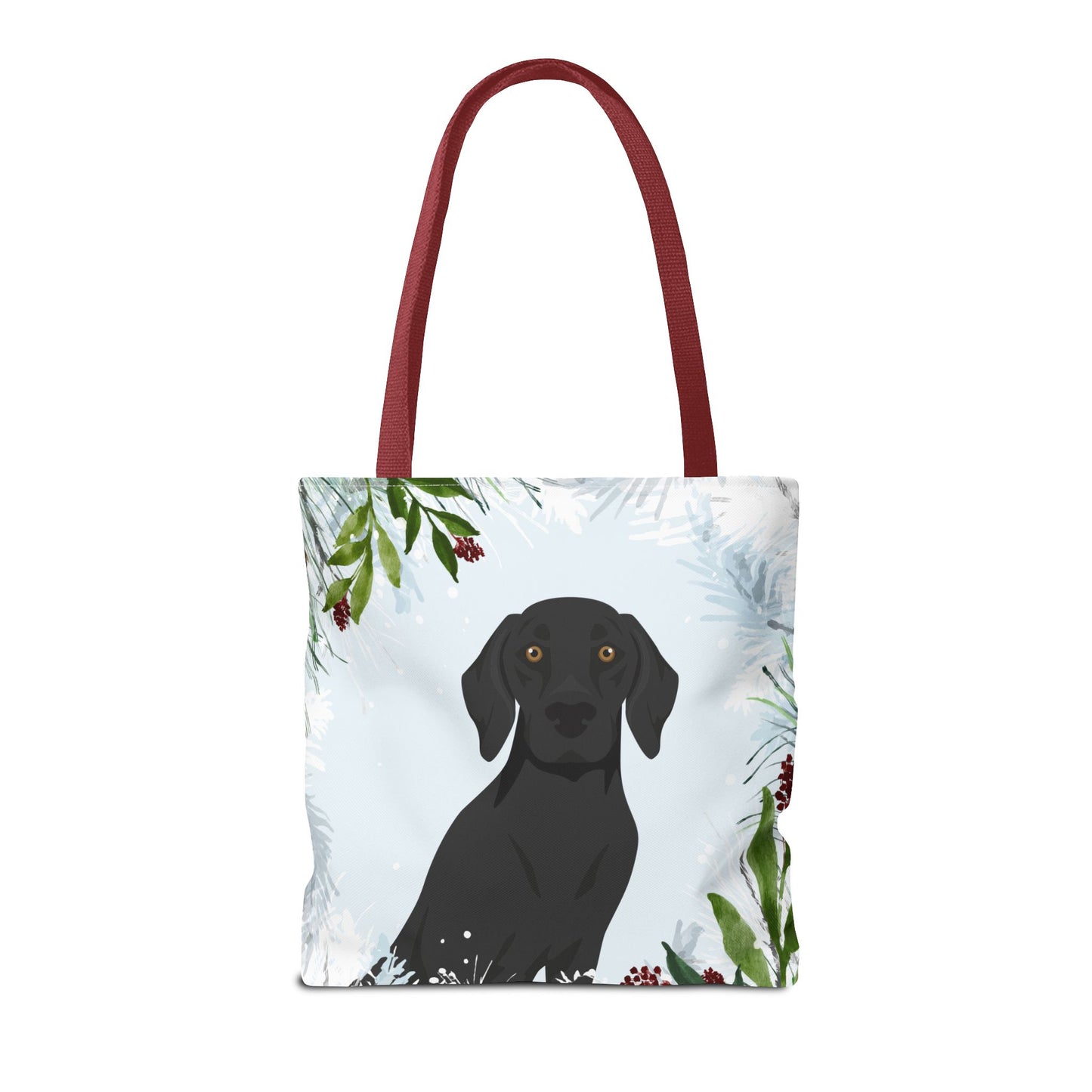 German Shorthaired Pointer Dog Christmas Holiday Tote Bag 16x16