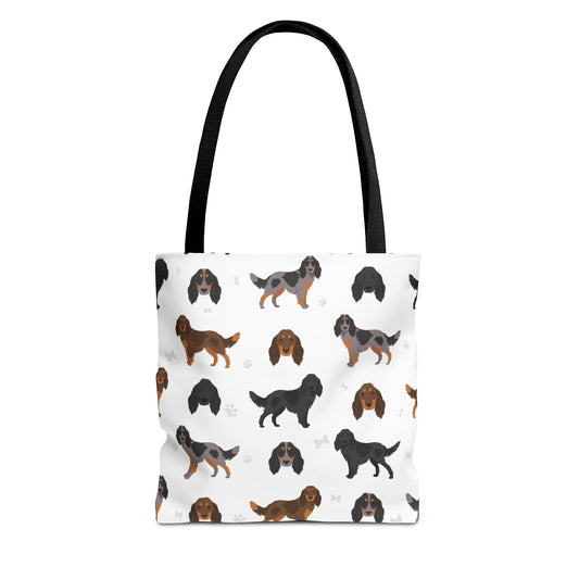 Picardy Spaniel Dog Tote Bag, Pyrenees Dog Mom Gift