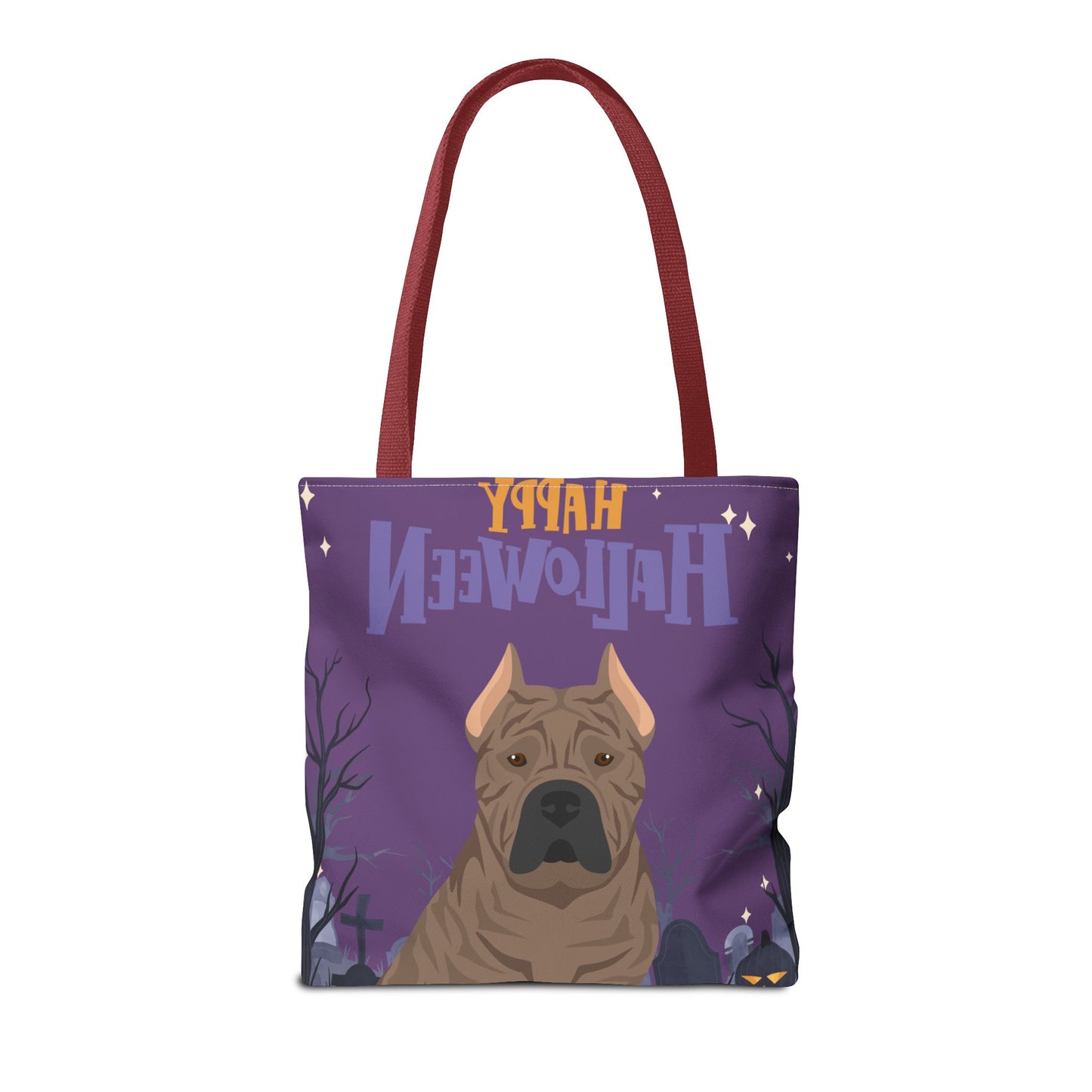 Presa Canario Dog Happy Halloween Tote Bag 16x16
