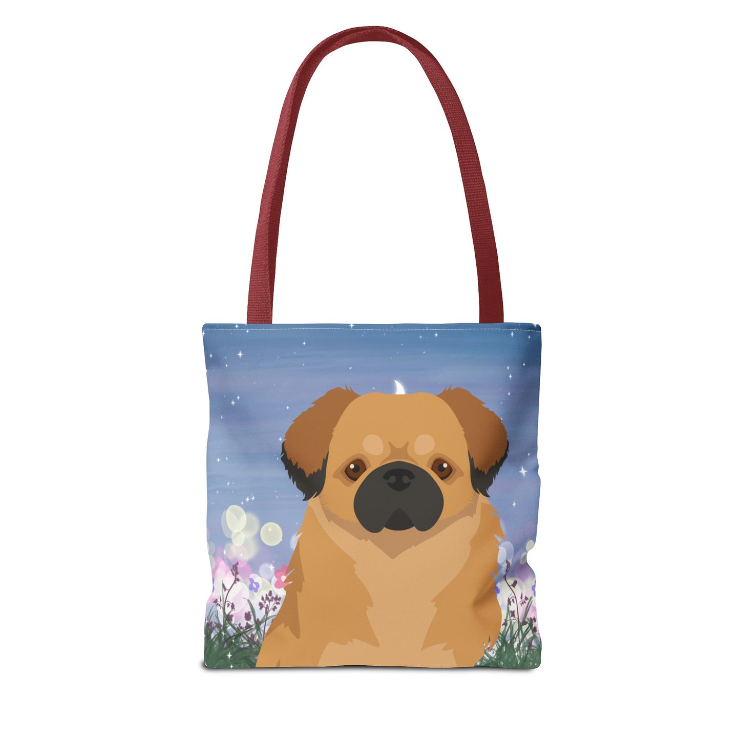 Tibetan Spaniel Dog Tote Bag 13x13