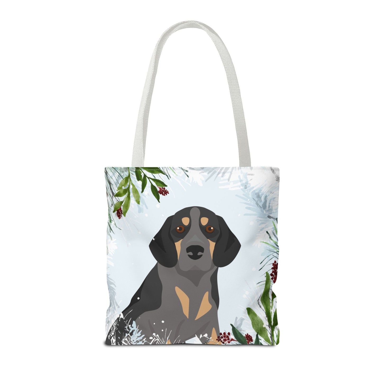 Beagle Dog Christmas Holiday Tote Bag 16x16