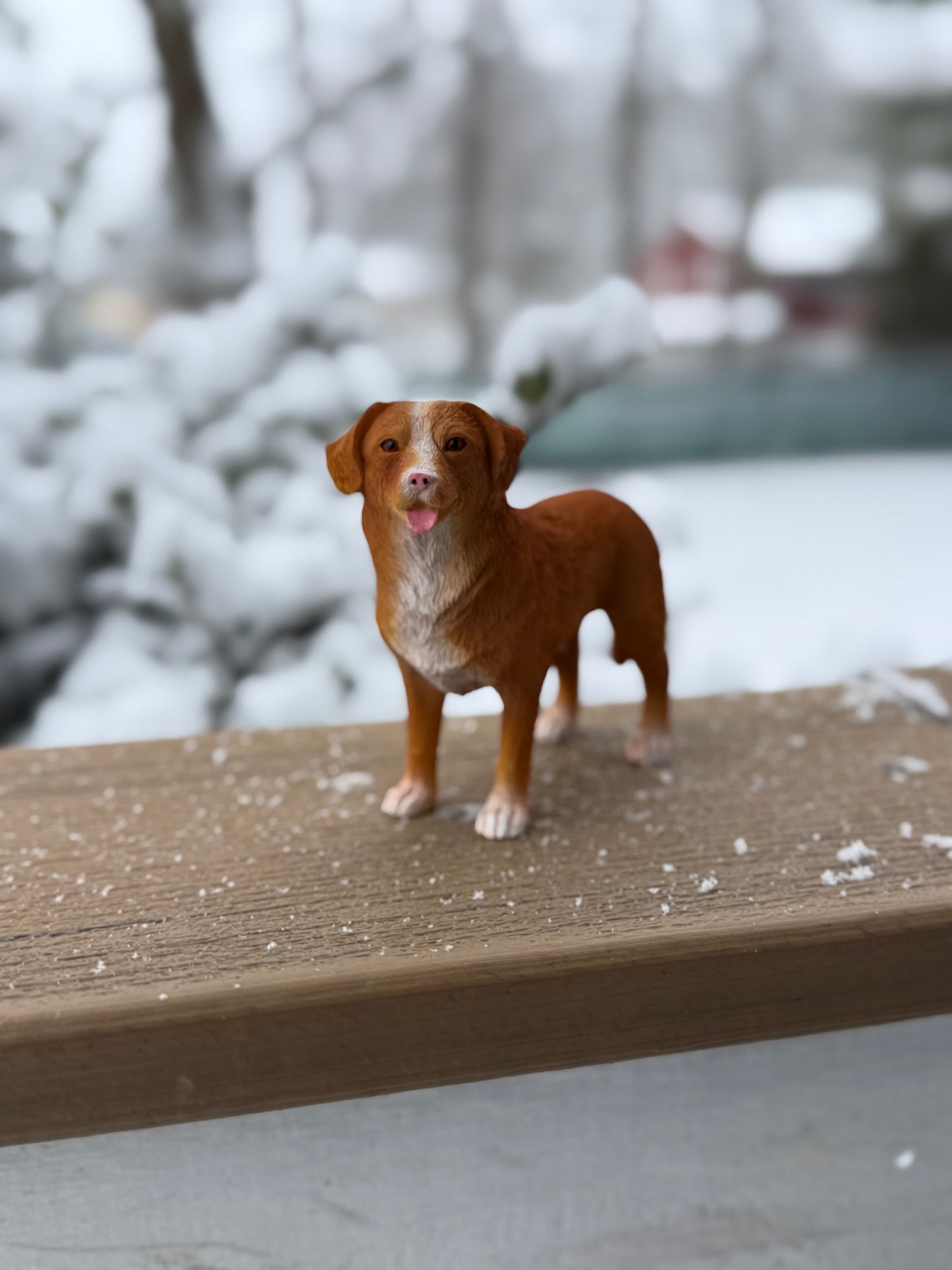 Nova Scotia Duck Tolling Retriever Dog Figurine