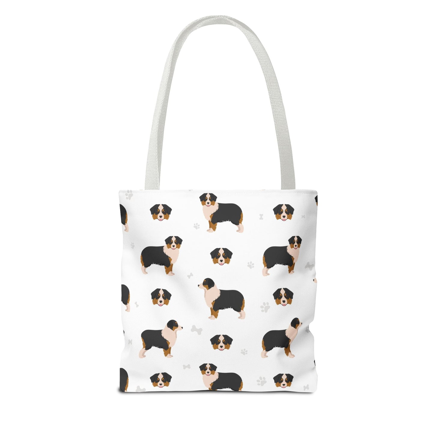 Miniature Australian Shepherd Dog Tote Bag, Aussie Dog Mom Gift