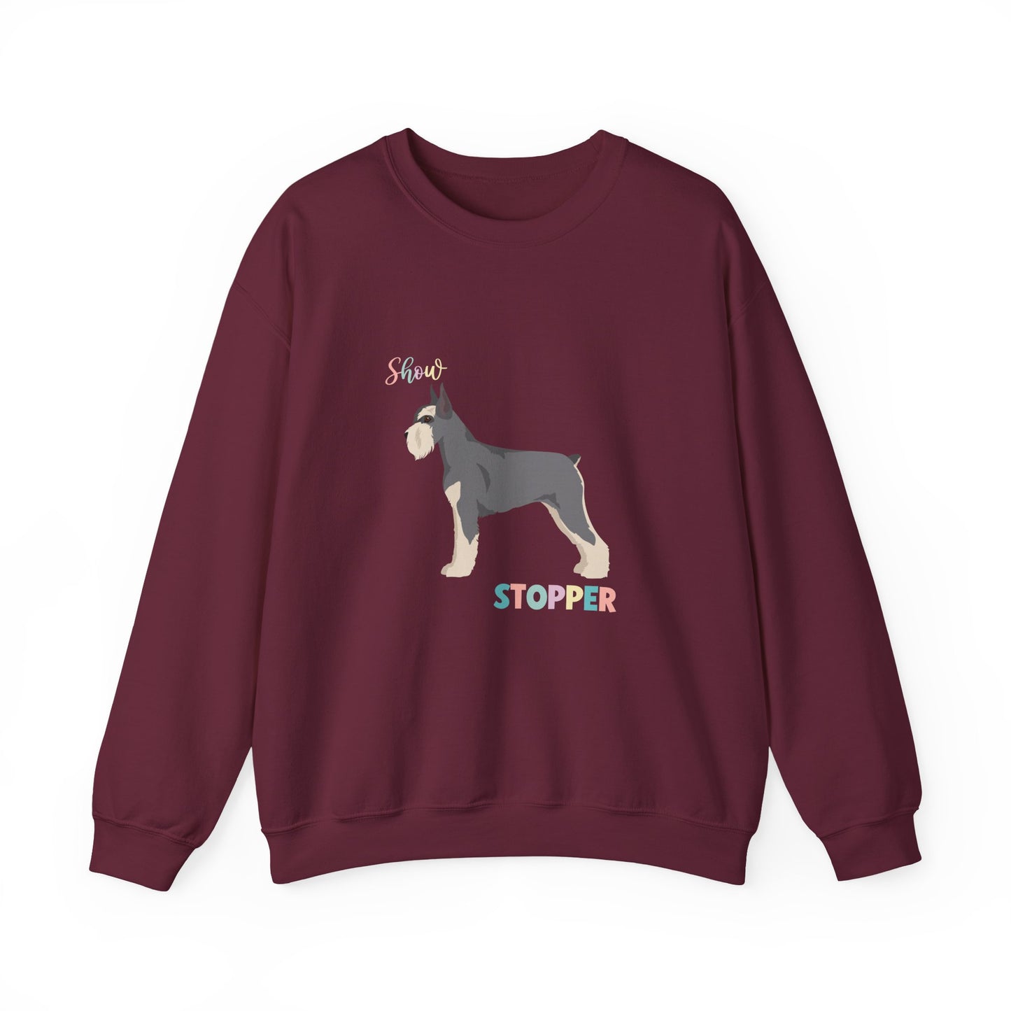 Schnauzer Dog Unisex Heavy Blend Crewneck Sweatshirt