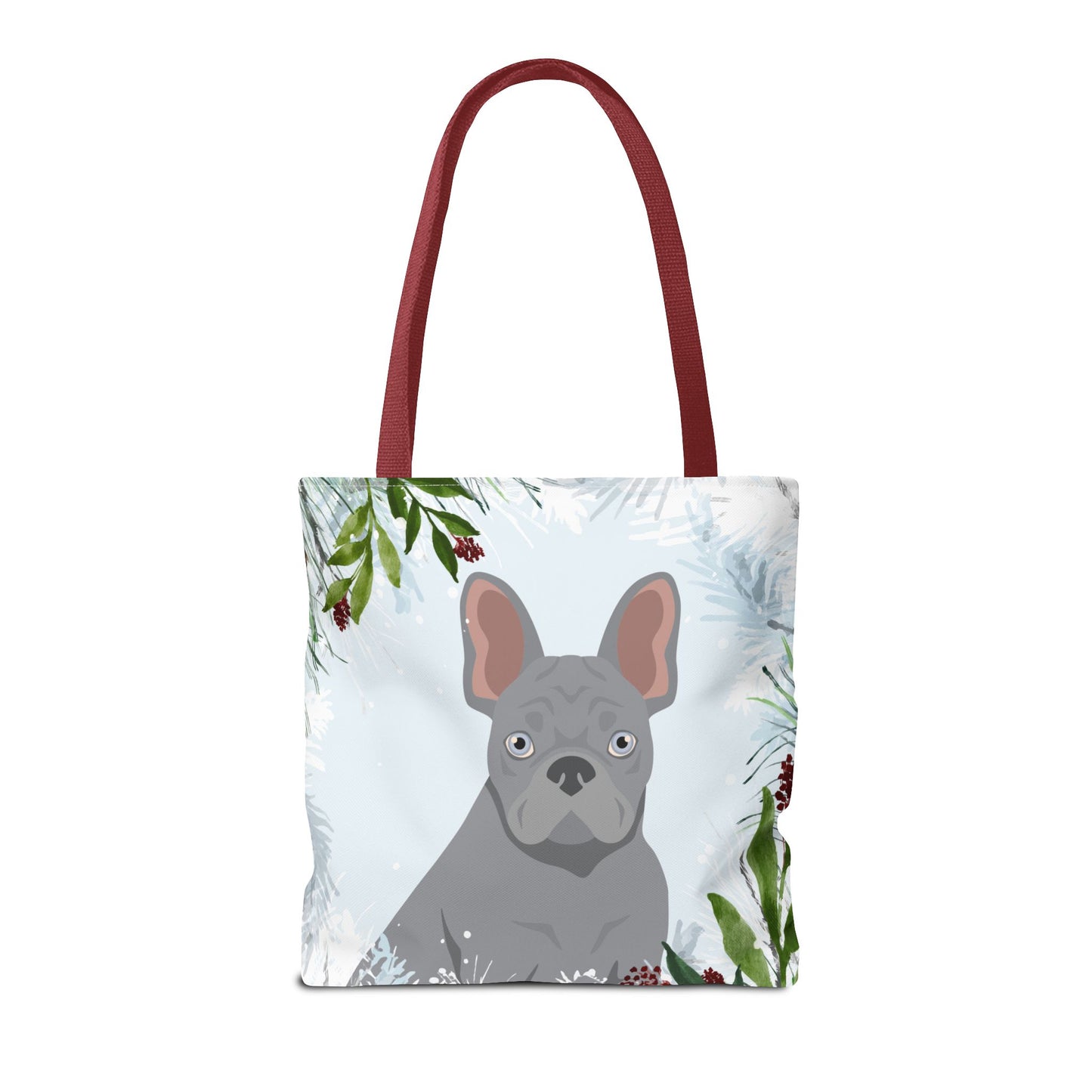 French Bulldog Dog Christmas Holiday Tote Bag 16x16