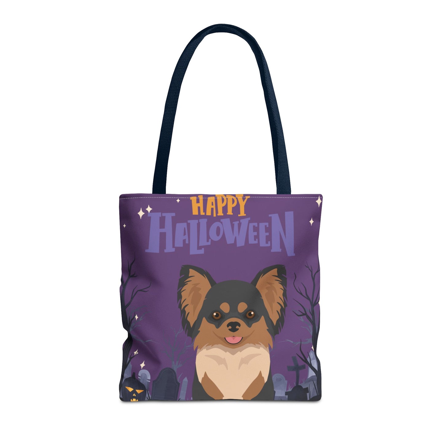 Chihuahua Dog Happy Halloween Tote Bag 16x16