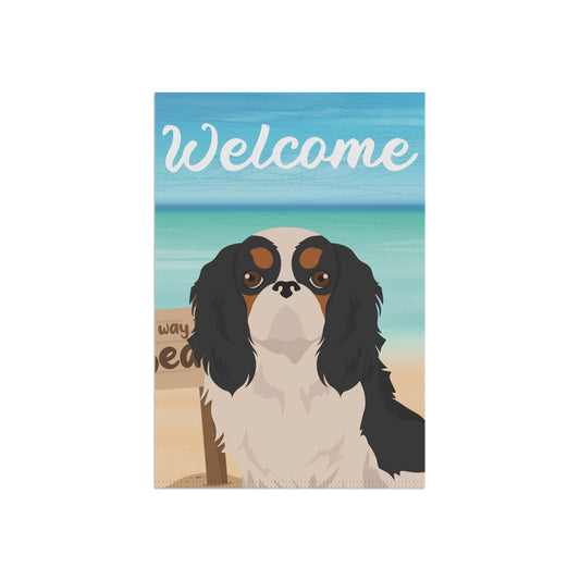 English Toy Dog Garden Flag