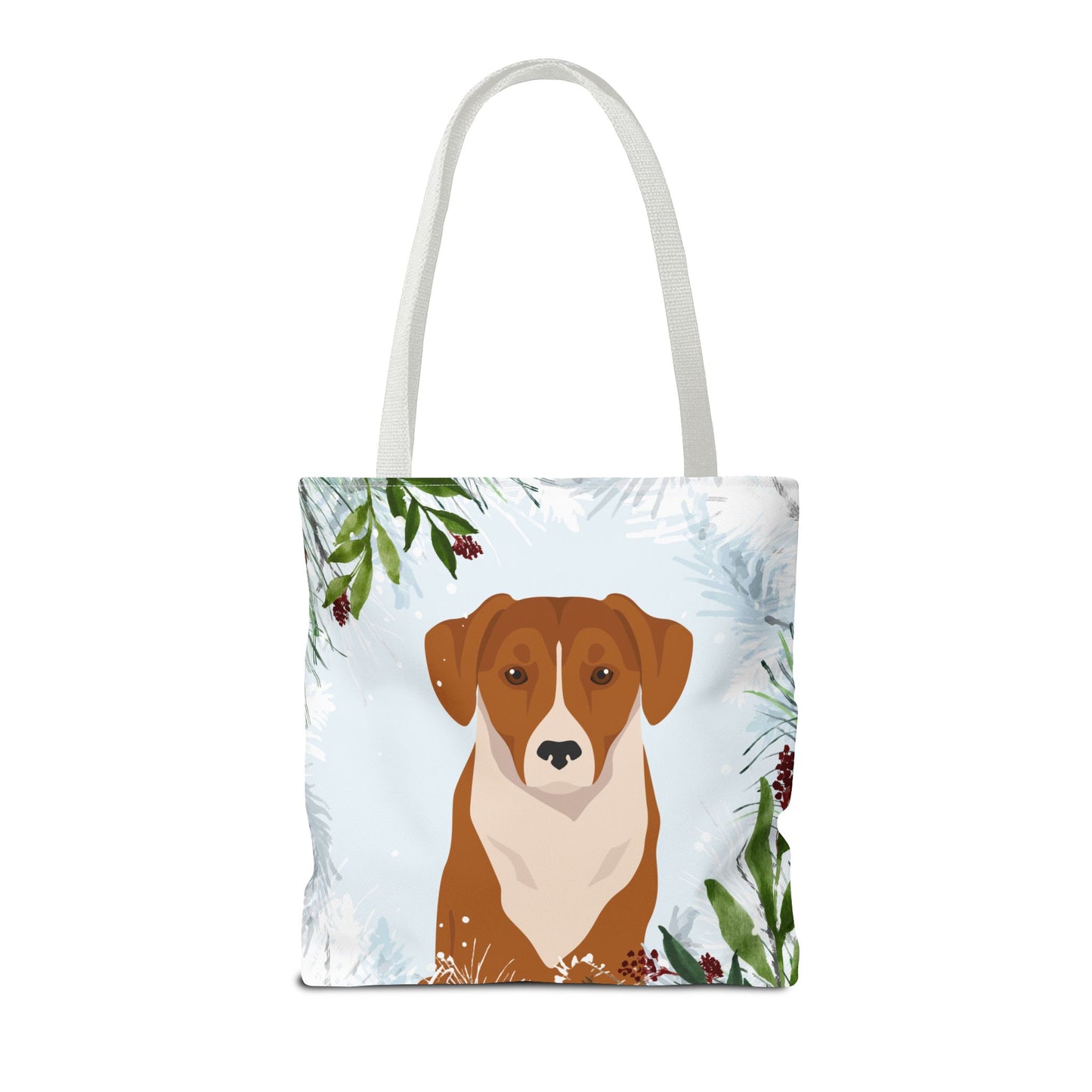Austrian Pinscher Dog Christmas Holiday Tote Bag 16x16