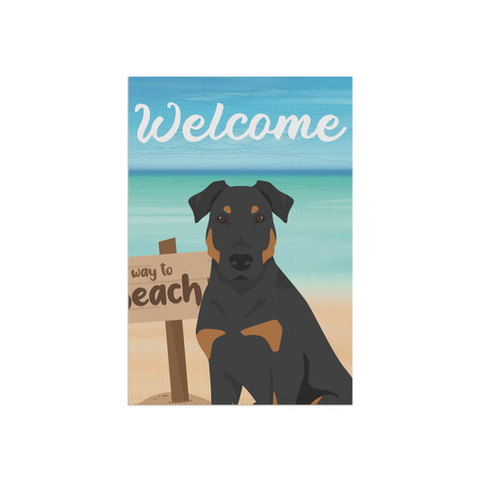 Beauceron Dog Garden Flag