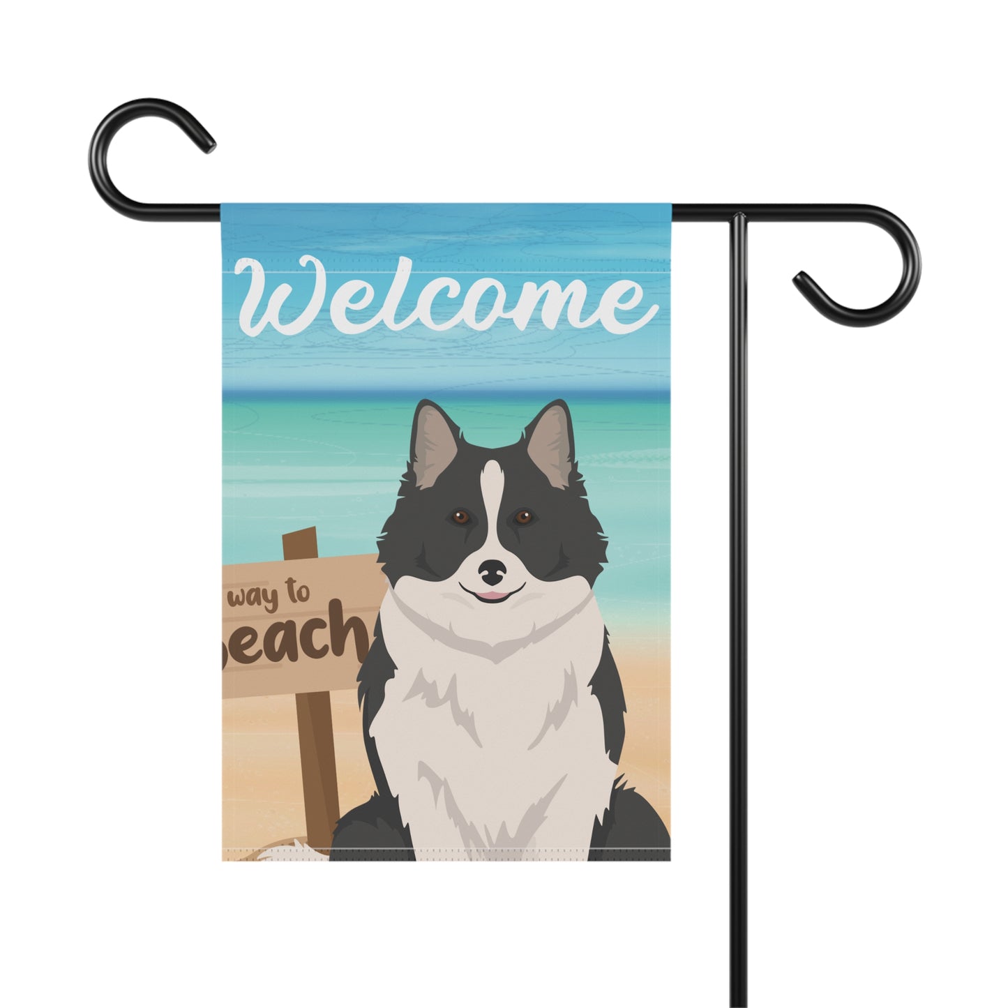 Icelandic Sheepdog Dog Garden Flag