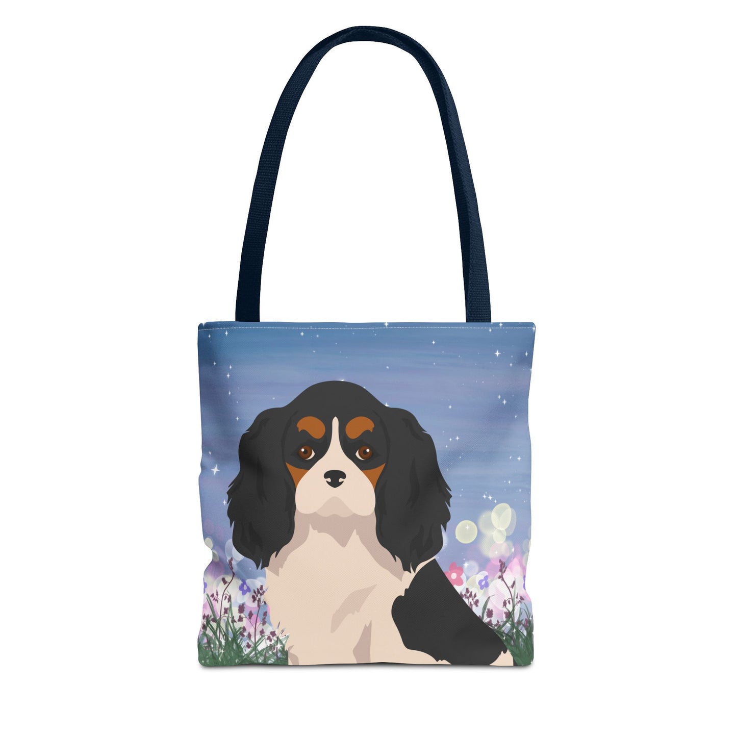 Cavalier King Charles Spaniel Dog Tote Bag 13x13
