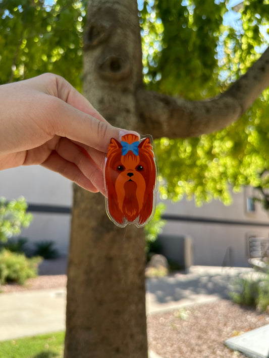 Yorkshire Terrier Clip 2.5in