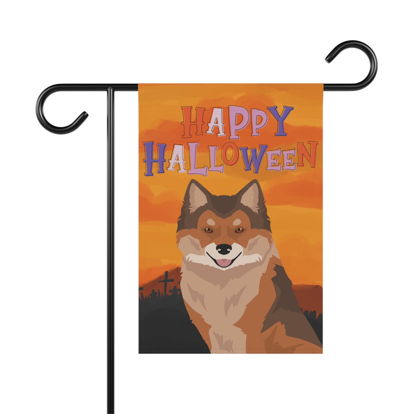 Nenets Herding Laika Dog Halloween Garden Flag
