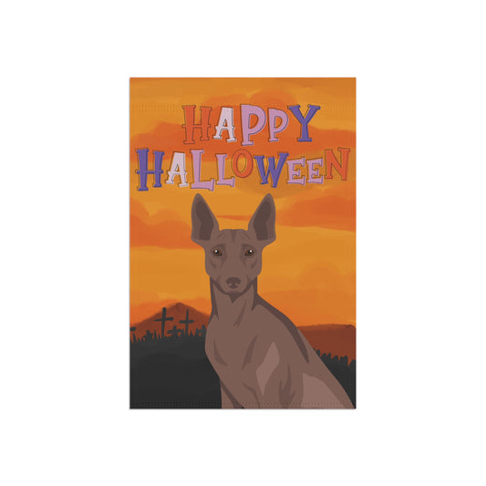 Peruvian Inca Orchid Dog Halloween Garden Flag