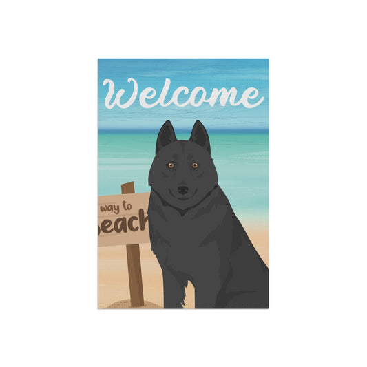 Siberian Husky Dog Garden Flag
