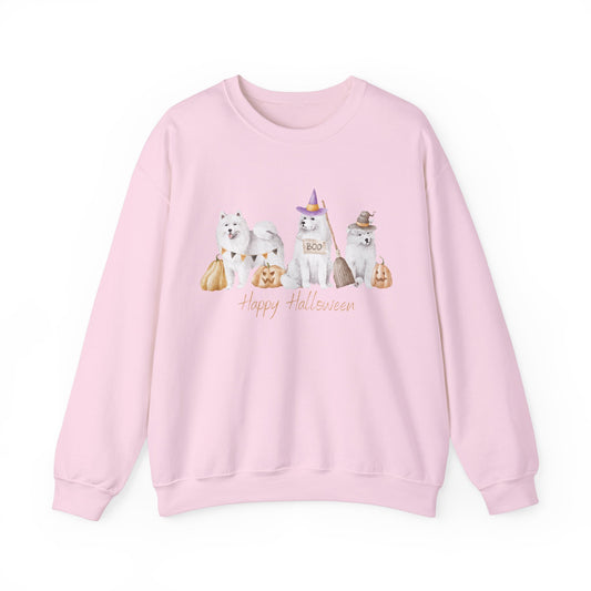 Samoyed Dog Halloween Unisex Heavy Blend Crewneck Sweatshirt